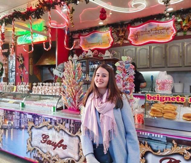 porter echarpe rose femme