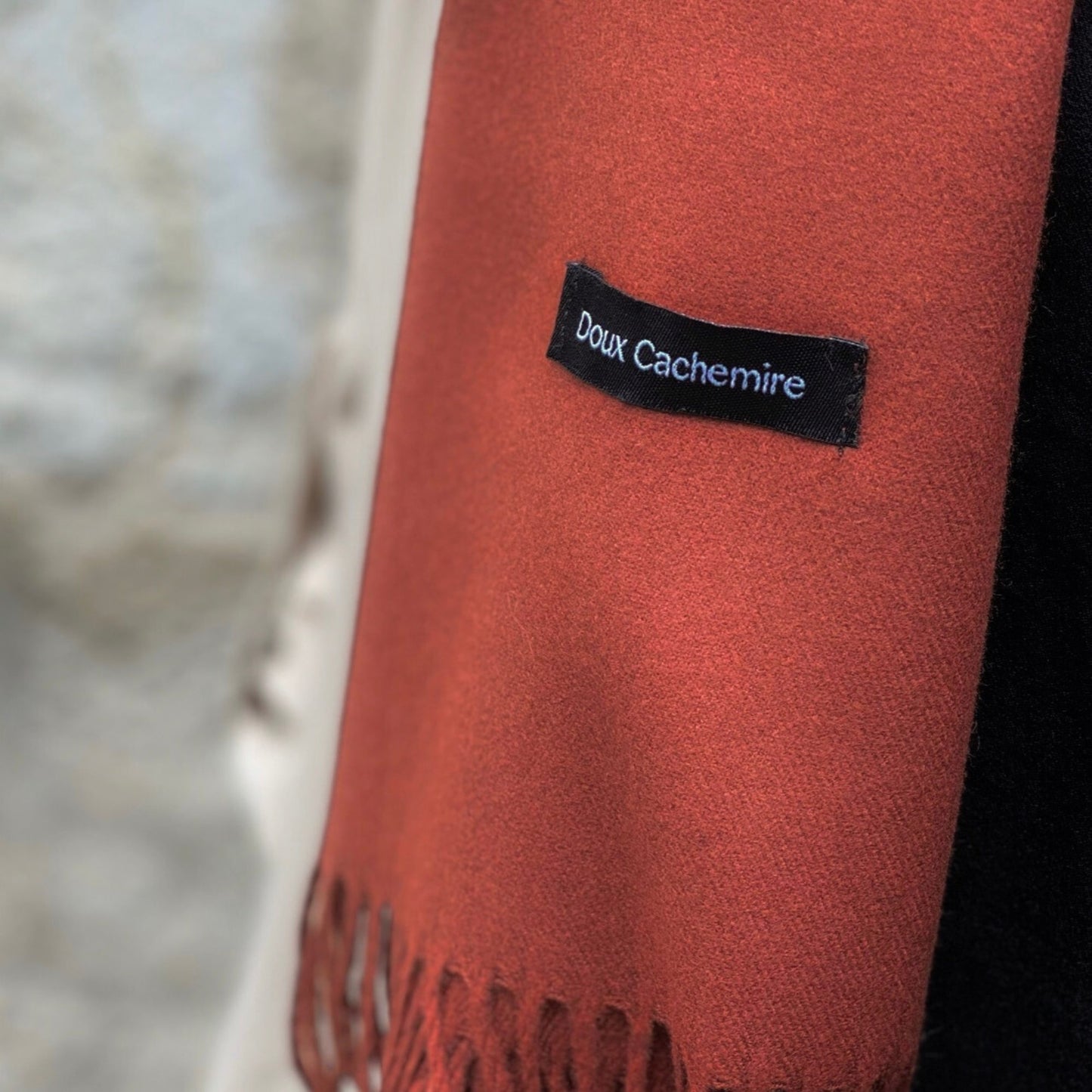 Écharpe Cachemire Brique