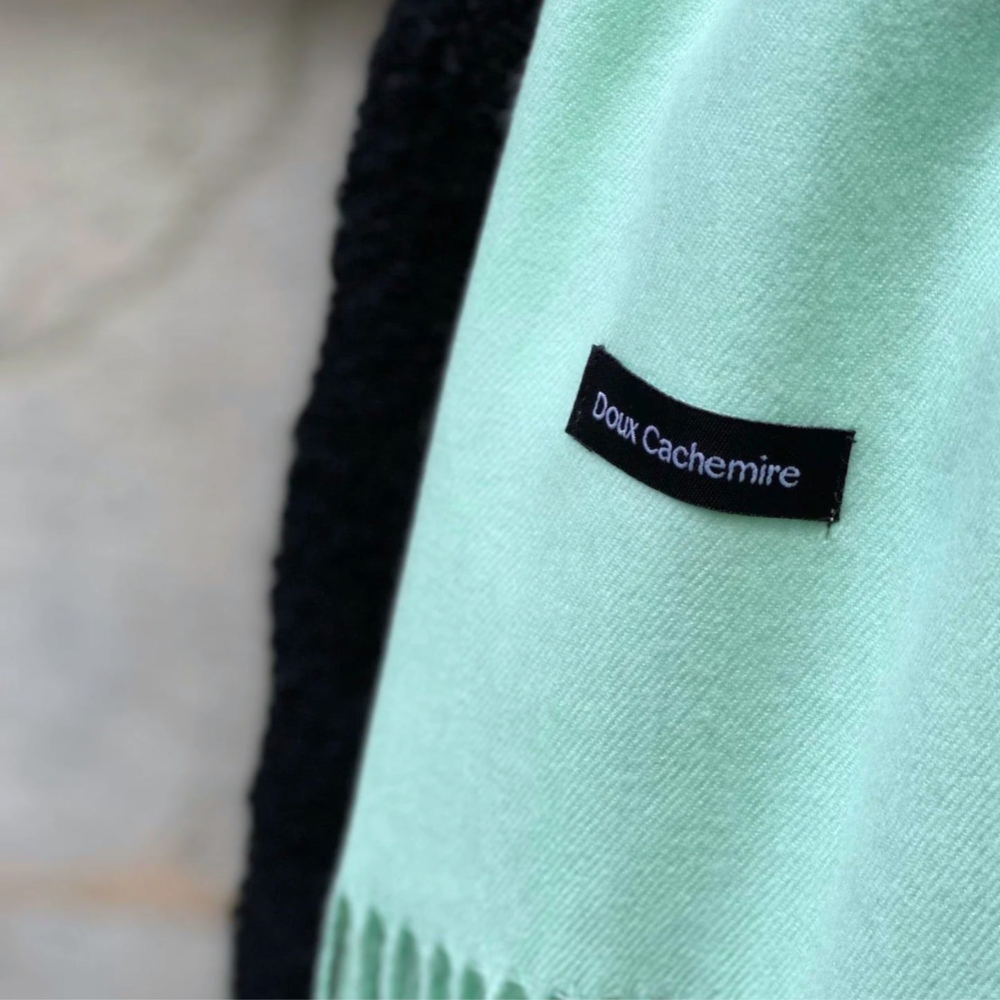 Écharpe Cachemire Turquoise