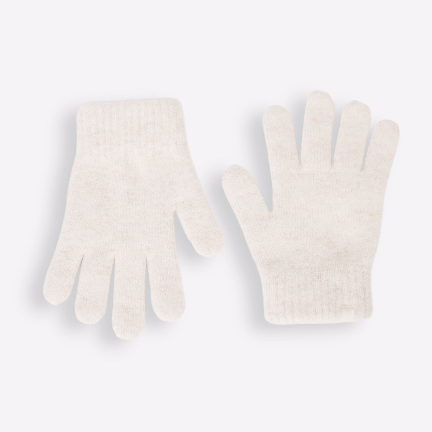 gants cachemire beige