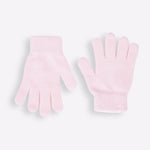 gants cachemire rose poudre