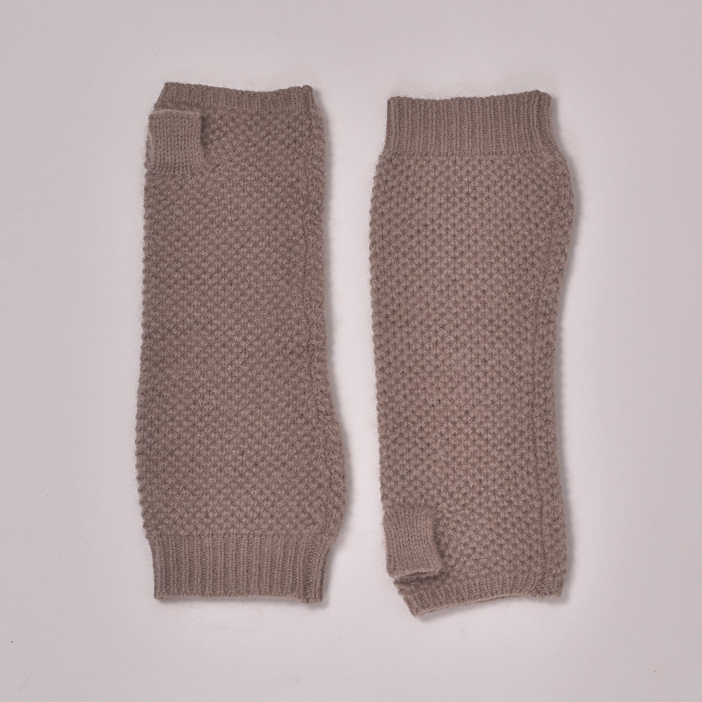 Mitaines cachemire taupe