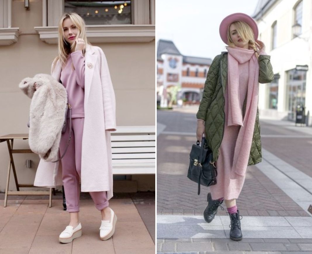 tenue rose echarpe rose femme