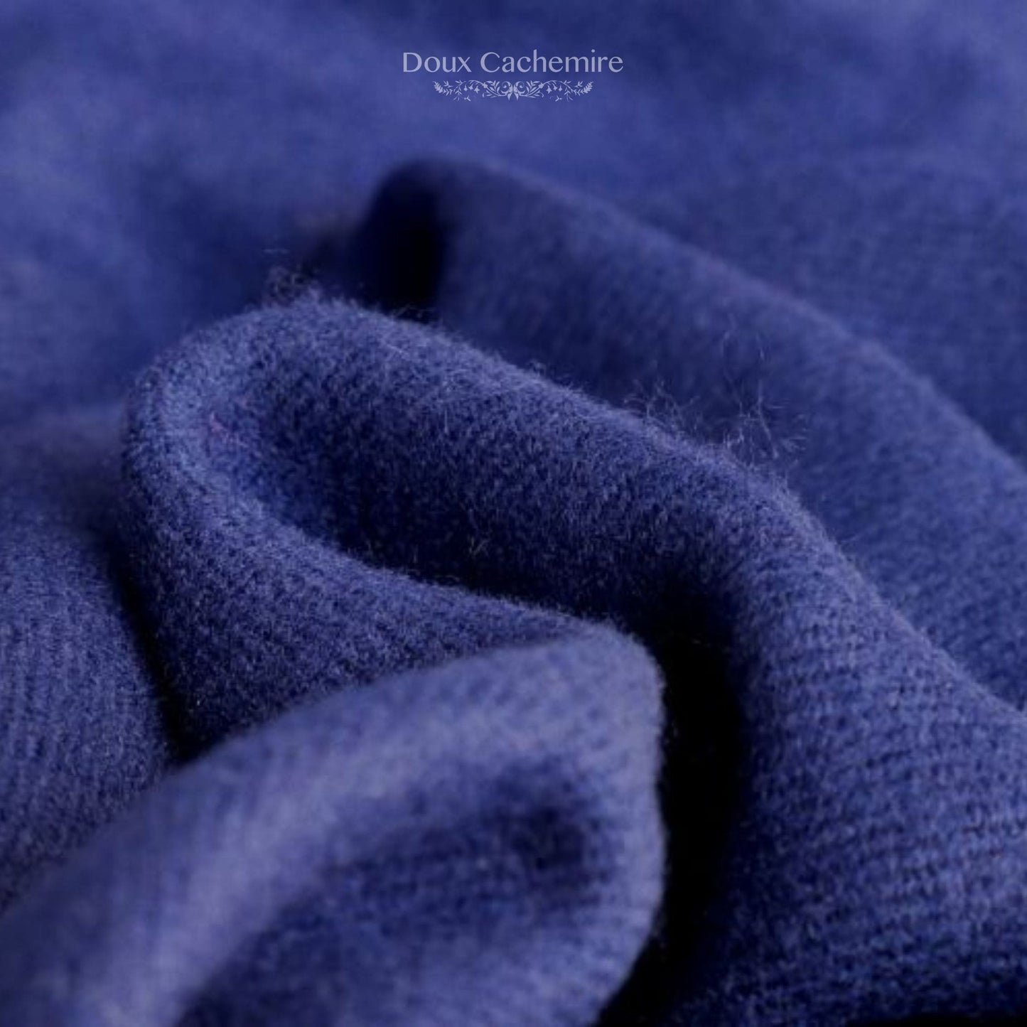 Écharpe Cachemire Bleue marine