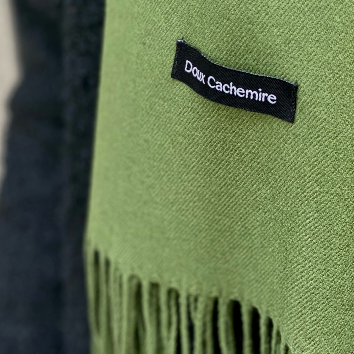 Écharpe Cachemire Olive