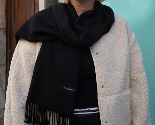 choisir foulard femme cachemire noir