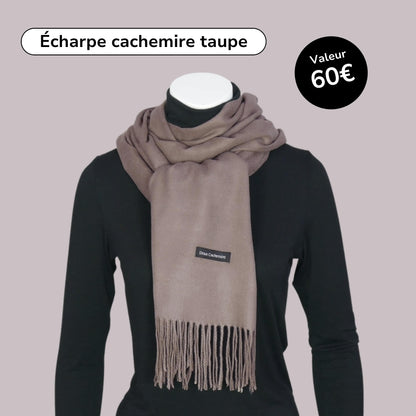 Trio cachemire taupe