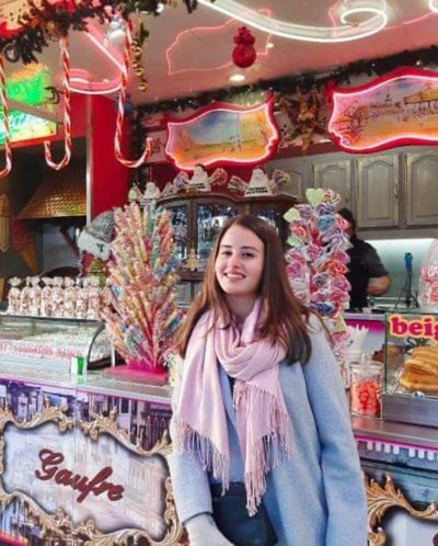 avis echarpe rose poudree doux cachemire