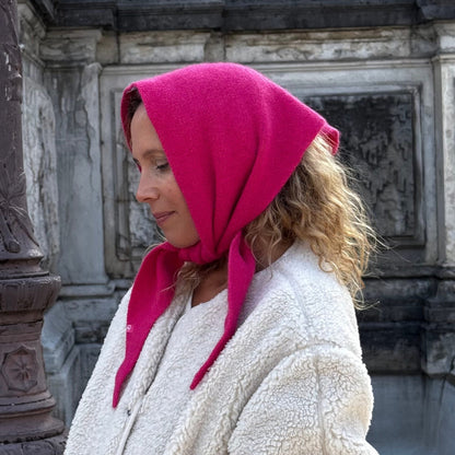 Bandana cachemire fuchsia