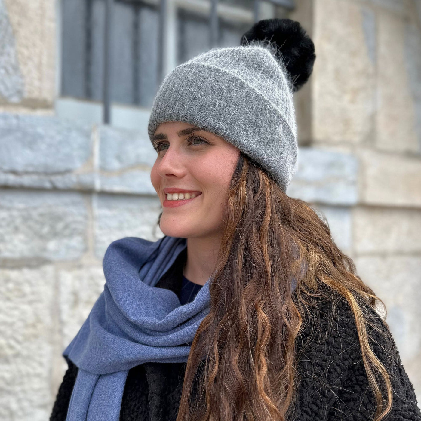 Ensemble Bonnet, écharpe Et Gants Pour Femme Avec Nœud Papillon - 3 Pièces En Polyester Doux, Couleurs Assorties, Style Mignon Et Chaud Pour L'hiver