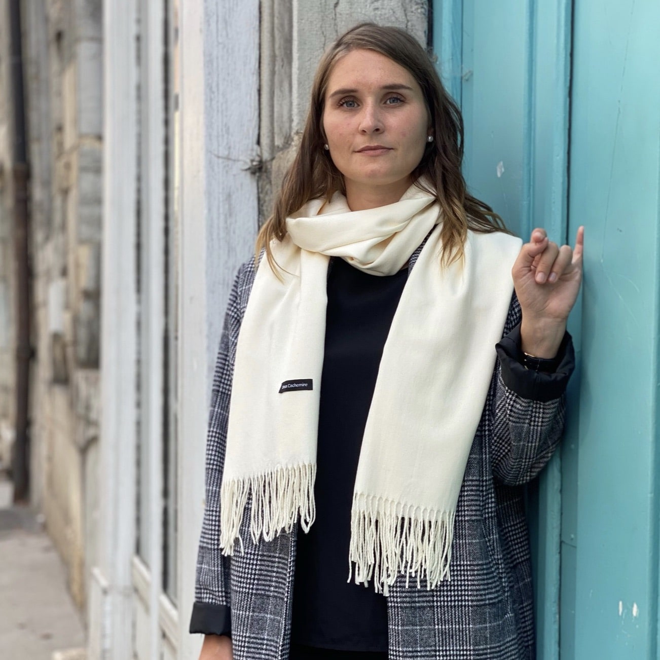 Écharpe cachemire + Tote bag OFFERT
