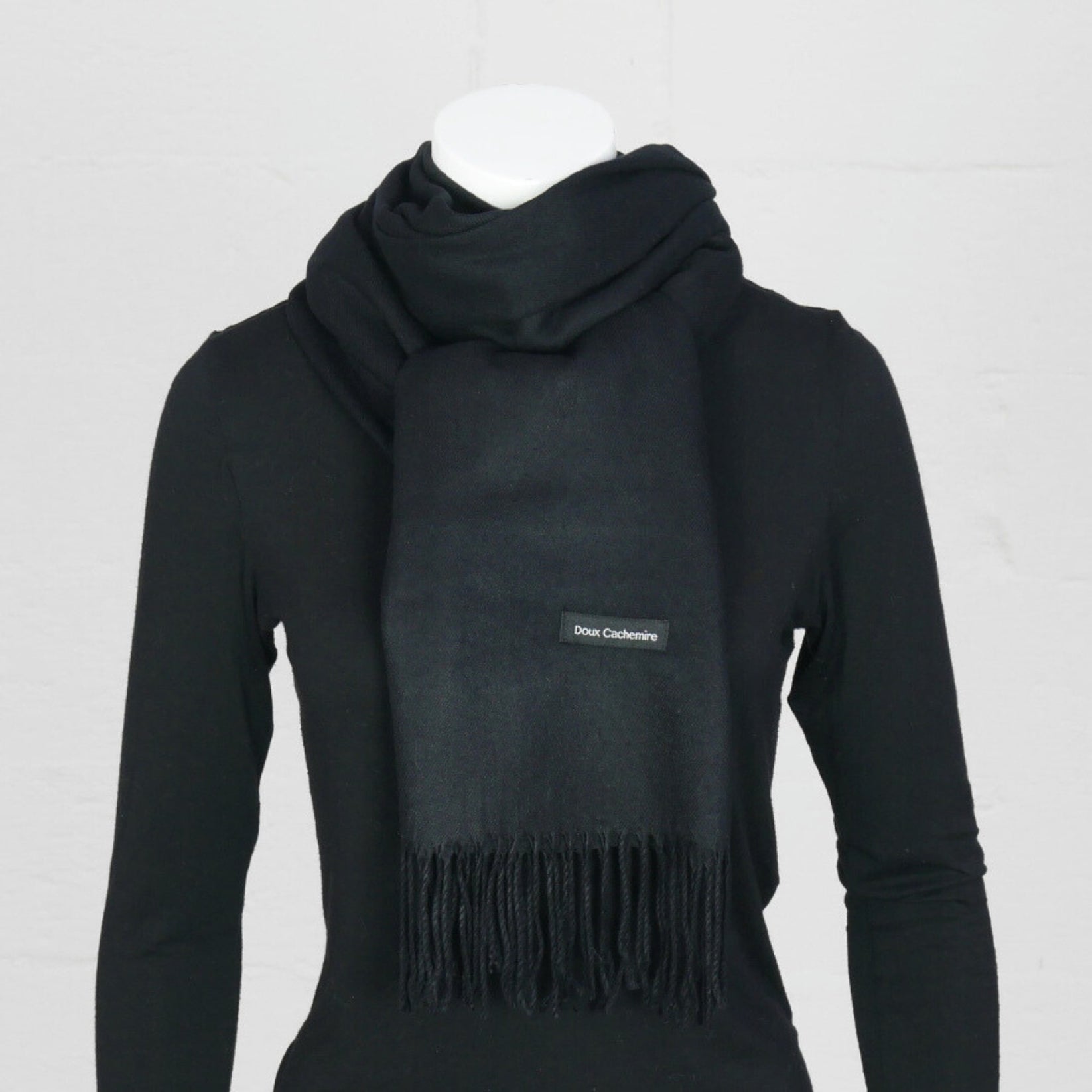 Echarpe En Cachemire Noire