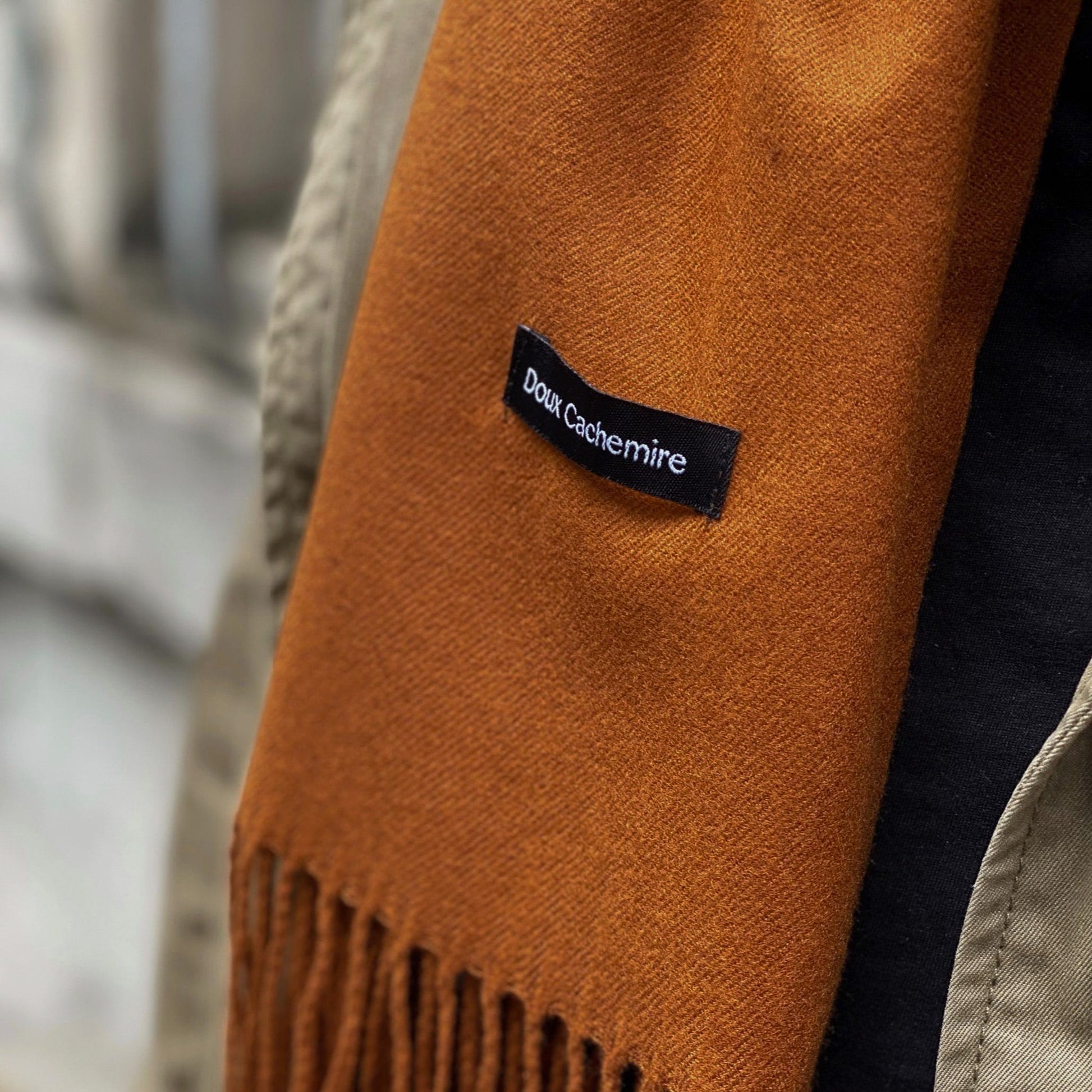 echarpe doux cachemire cuivre