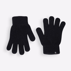 gants cachemire noir