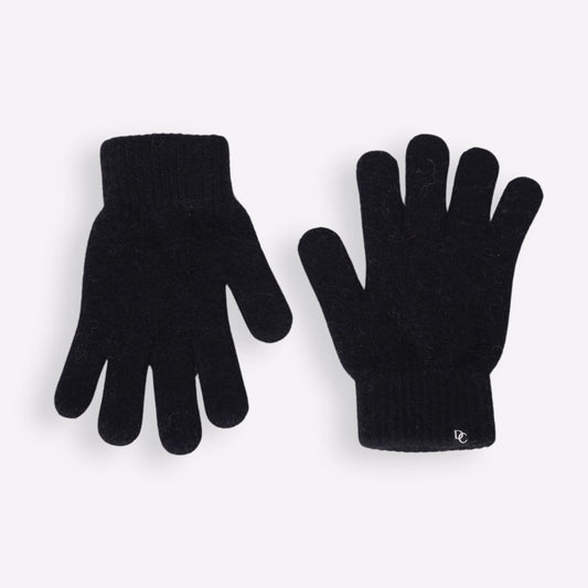 gants cachemire noir