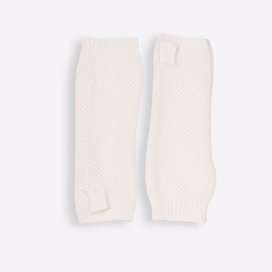 Mitaines cachemire beige